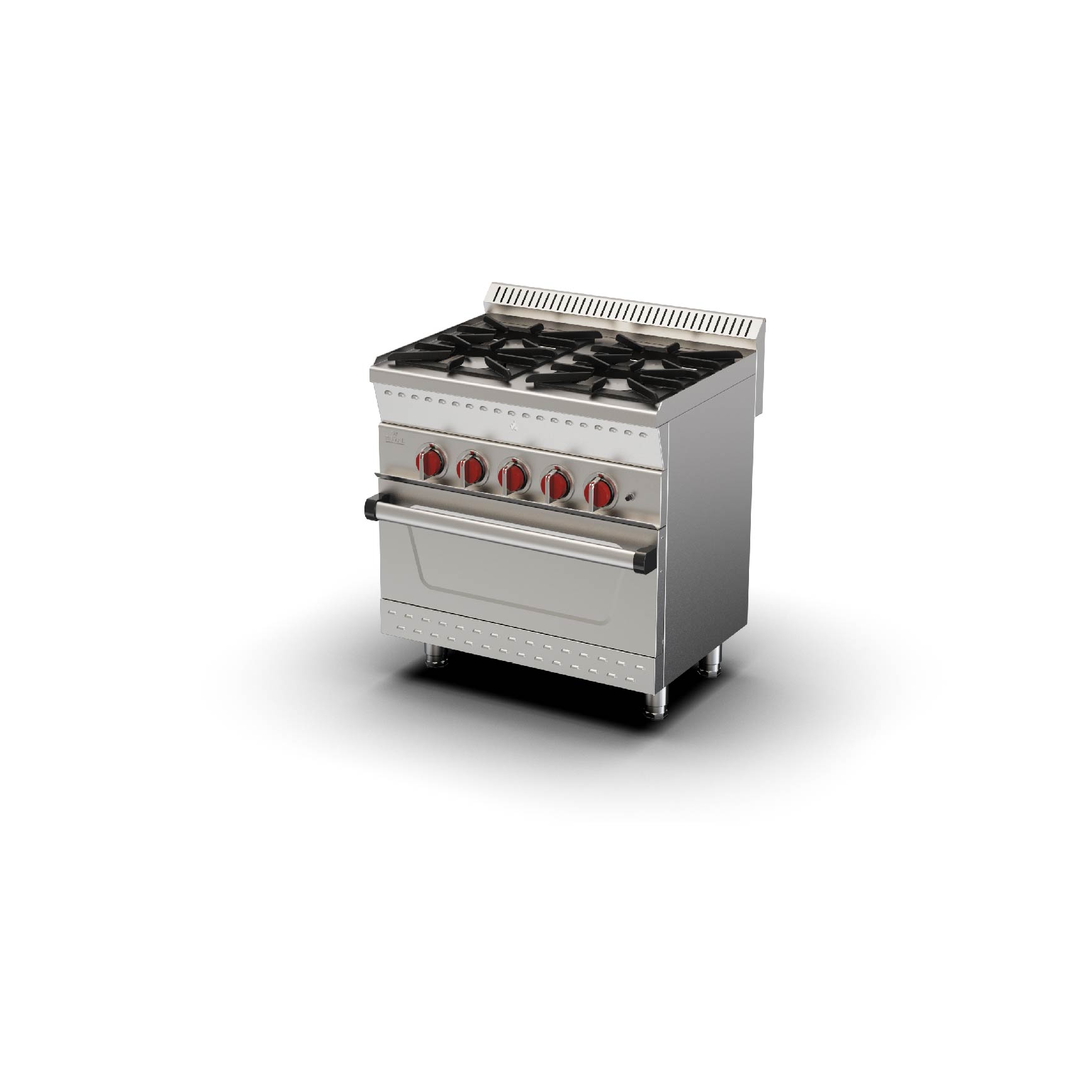 4’lü Gazlı Kuzine & Gas Range With Oven