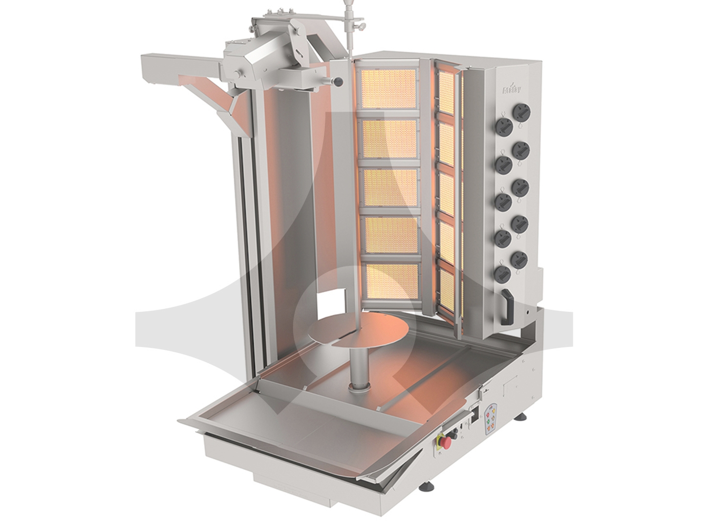 ADR-10G Döner Robotu Gazlı 10 Gözlü