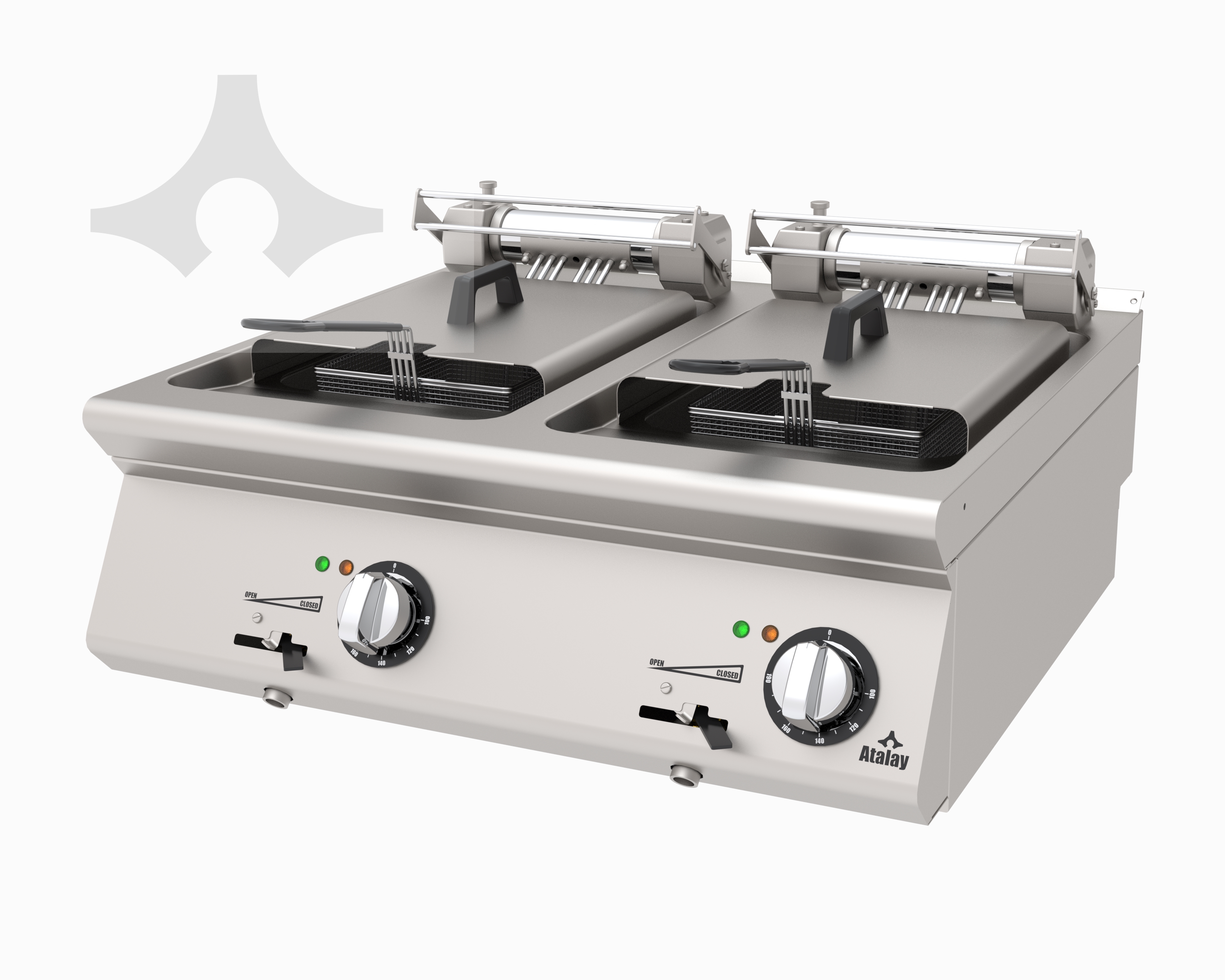 AEF-873-ELEKTRKLİ FRİTÖZ 80x73x30