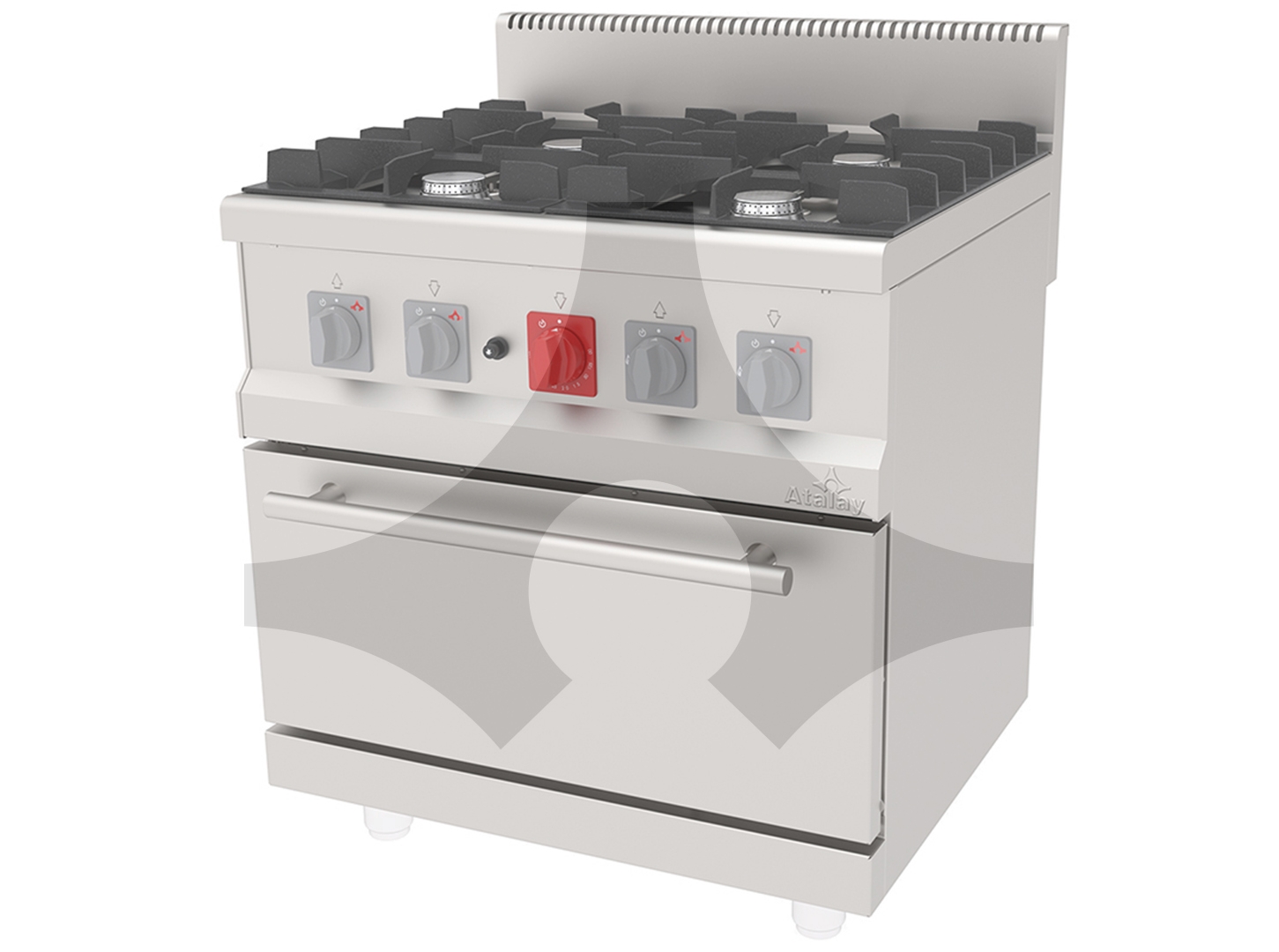 AGK-870 Gazlı Kuzine 800x700