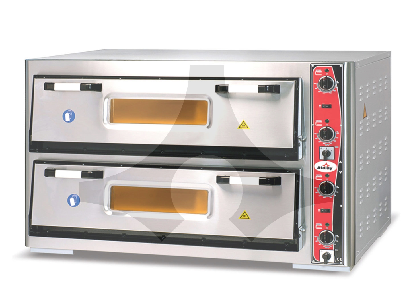 APF-92-2 Pizza Fırını 92x92 Çift Katlı