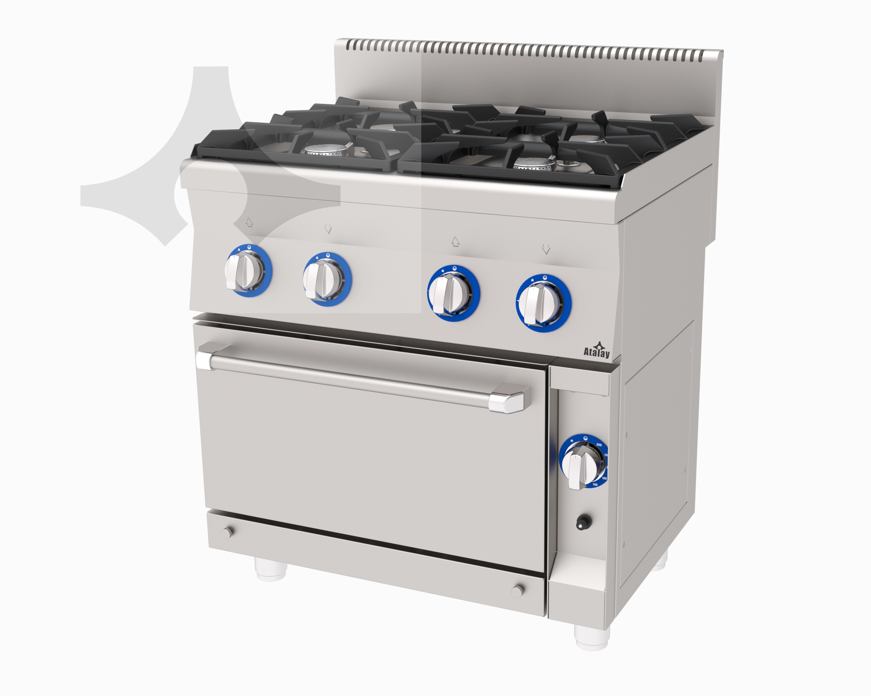 E AGK-860 Gazlı Kuzine 800x600