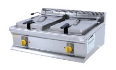 LEF-7030 SET ÜSTÜ ELEKTRİKLİ FRİTÖZ; ÇİFT HAZNELİ 2 x 10 LT.