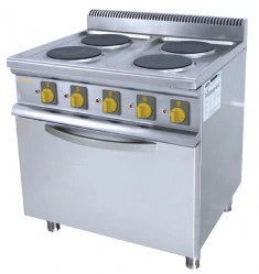 LER-7020 ELEKTRİKLİ KUZİNE, DÖRT KARE PLEYT + FIRIN
