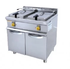 MEF-920 DOLAPLI ELEKTRİKLİ FRİTÖZ ÇİFT HAZNELİ 2x20 LT.