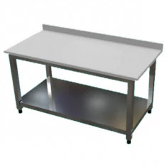NTPT-6160-BS POLİETİLEN TABLALI ÇALIŞMA TEZGAHI-ALT TABLALI