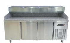 TPG-73-MT3STTR MAKE-UP BUZDOLABI-YÜKSELTİLMİŞ 3 TARAFI MERMER TABLALI-BAĞIMSIZ MOTORLU GARNİTÜRLÜ SOĞUTMA ÜNİTESİ