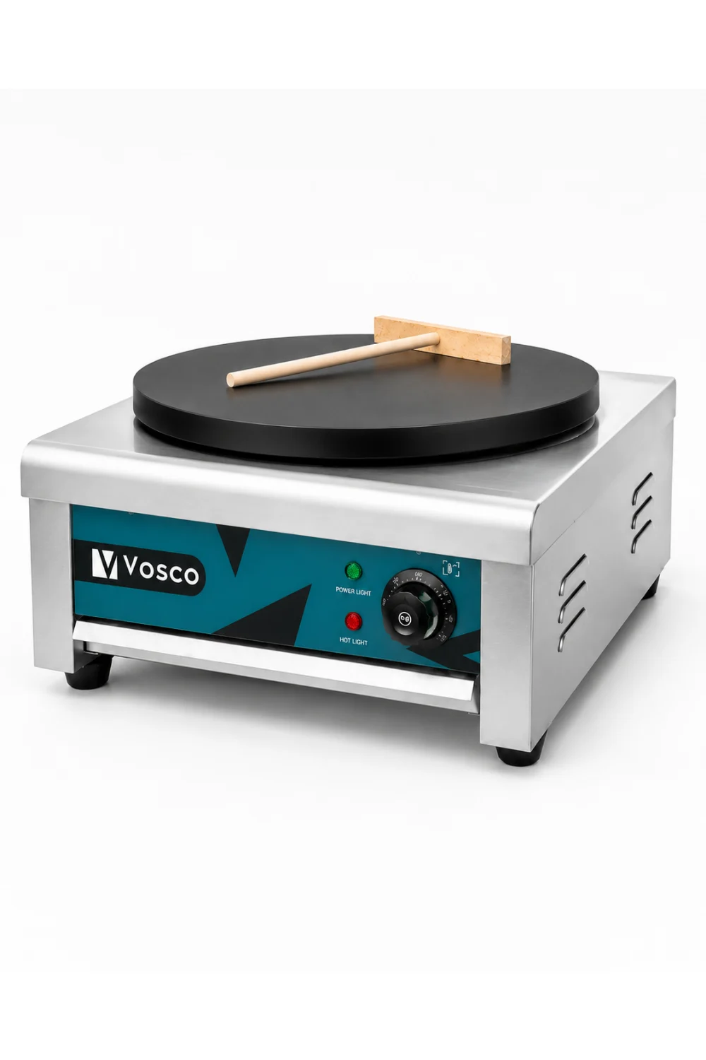 Vosco Tek Gözlü Elektrikli Krep Makinesi - 40 cm Profesyonel Krep Makinesi