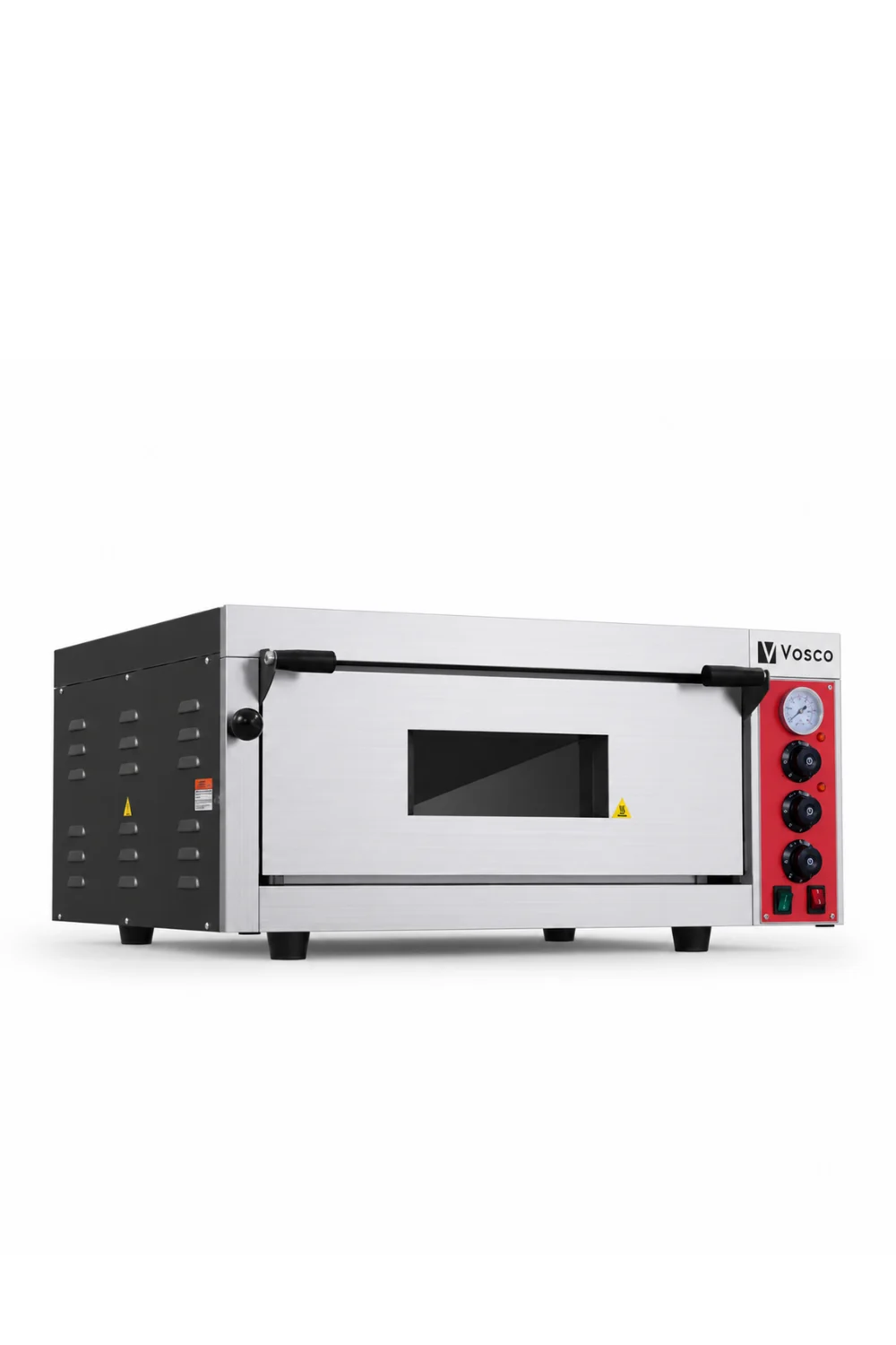 Vosco Tek Katlı Pizza Fırını - 6 Pizza Kapasiteli Profesyonel Taş Tabanlı Pizza Fırını